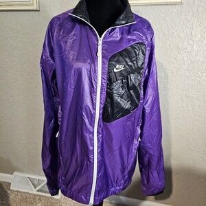 Nike Sportswear Purple Lightweight‎ Full Zip Jacket Women's Size M